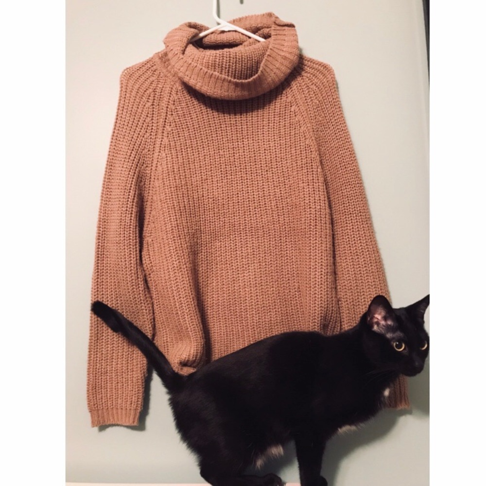 Cowl neck sweater